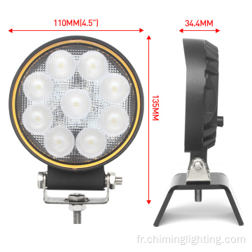 une paire 4 pouces 20W LED hors route Light Light 4x4 TRAVAIL LAMP TRACURE LED LED